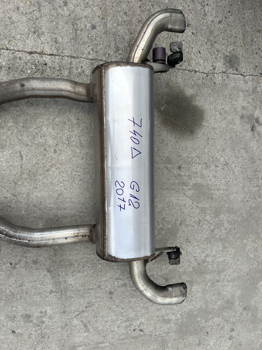 Evacuare completă , tobă finală BMW seria 7 G12 740 d 2017