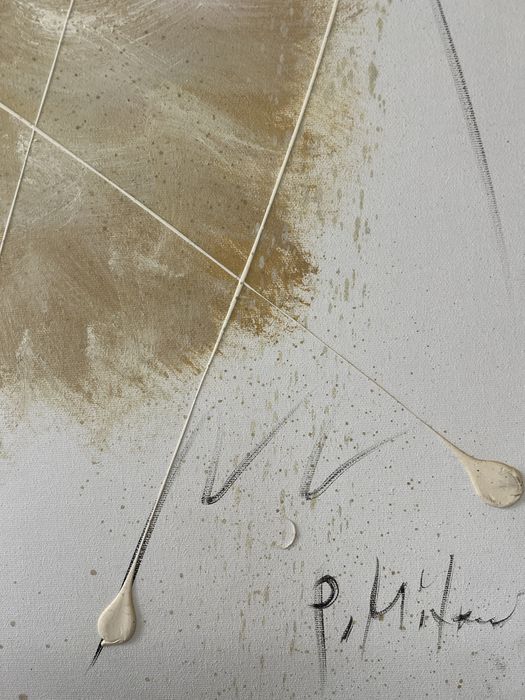 Маслената картина „Глухарче“ от Павел Митков 50/60