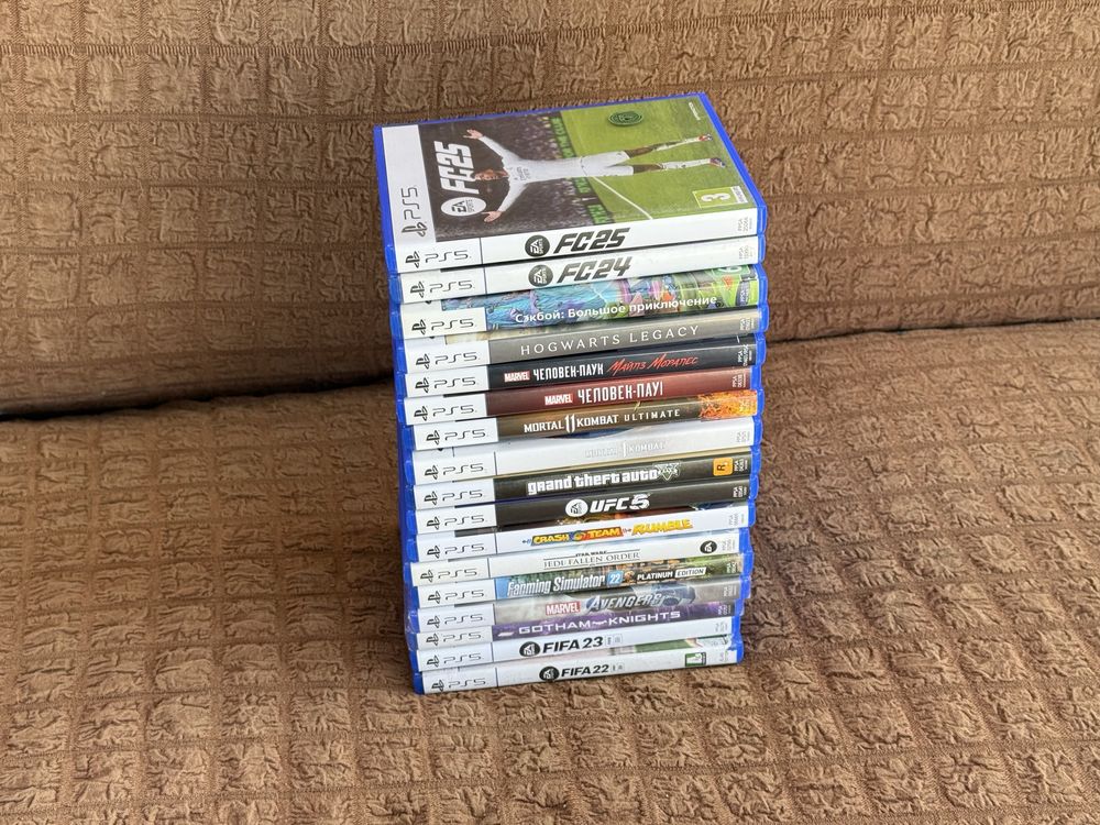Диски для PlayStation 5 игры на PS 5/FC25,FC24,UFC5,Сэкбой,МК11,МК 1