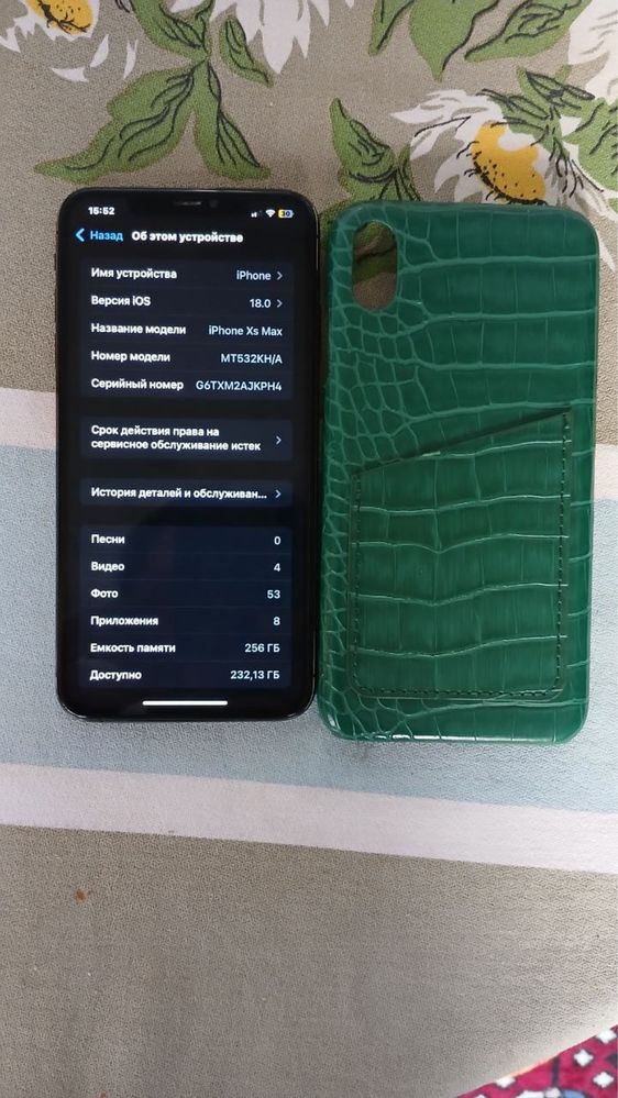 Iphone xs max 256