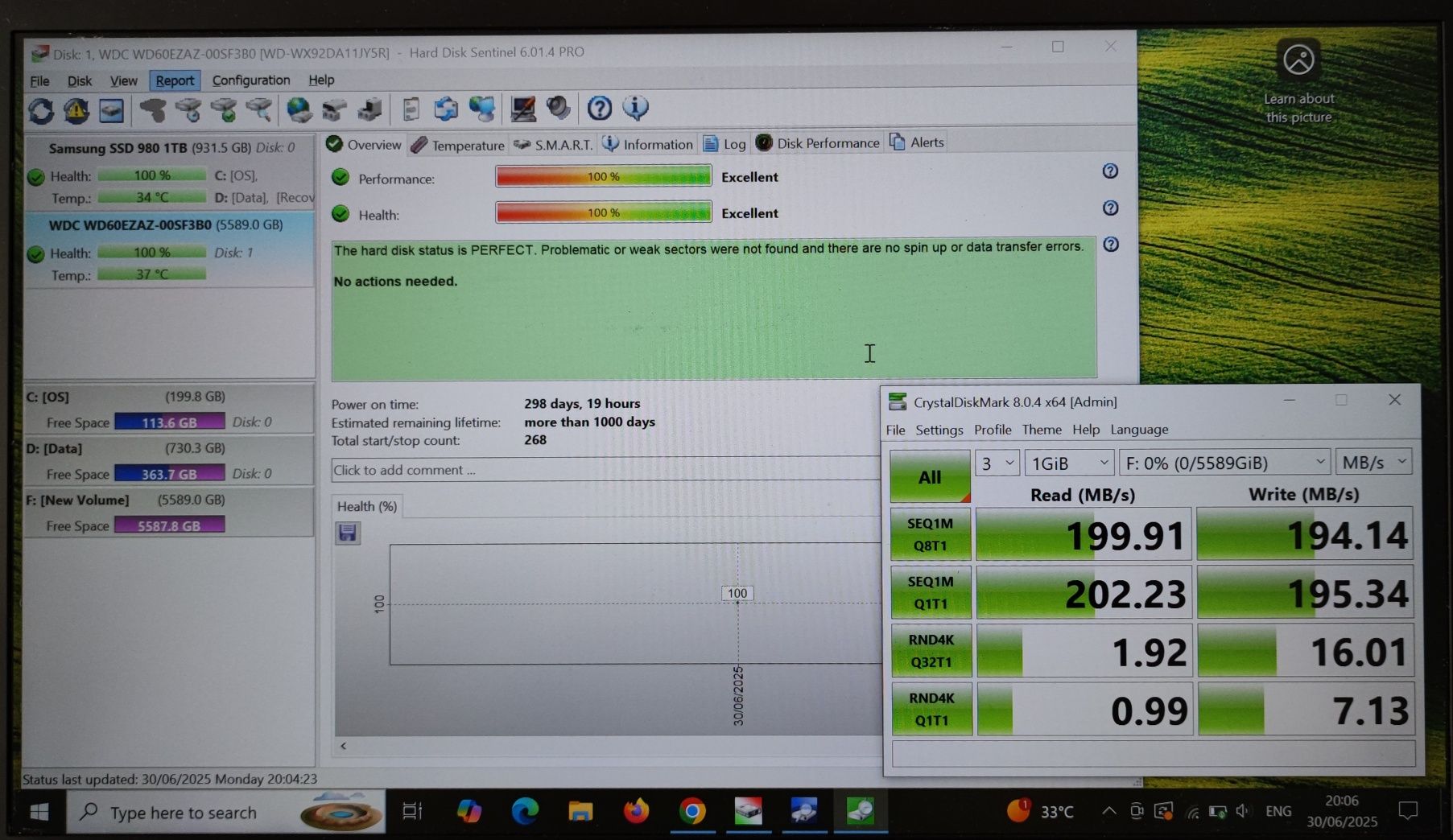 HDD WD blue 6 Tb 5400rpm