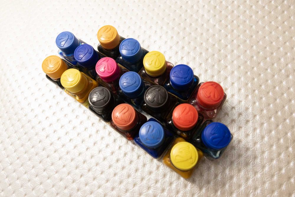 Cerneală Pelikan - Gunter Wagner (Milano) - pentru desen - anii 60