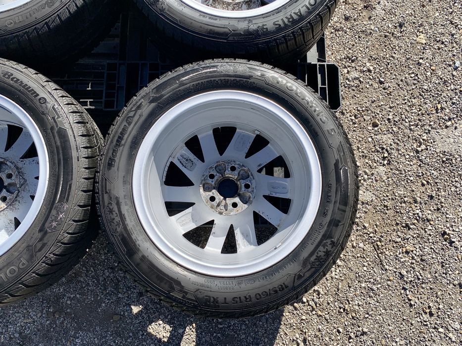 Алуминиеви джанти 15" 5x100+ЗИМНИ ГУМИ-Seat Ibiza,Skoda Fabia,Vw Polo