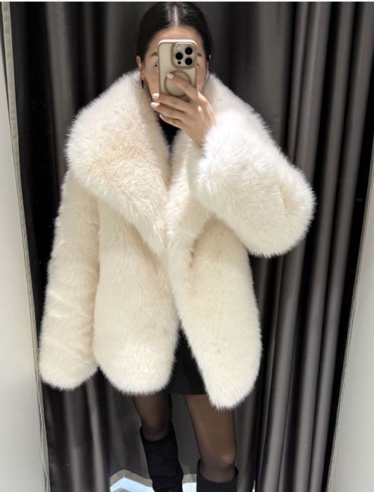 женская шуба из искуственного меха новая