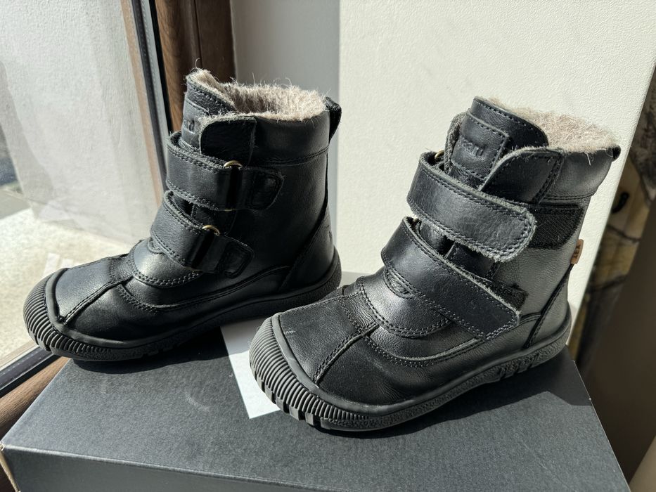 Ghete botine piele iarna copii marca Bisgaard