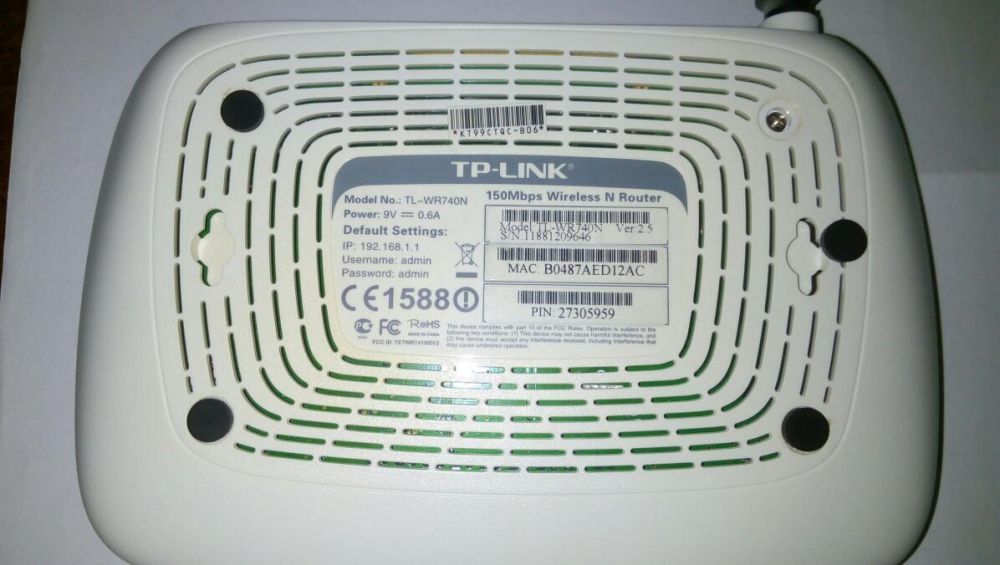 Router wireless TPLink TL-WR740N 150MBps