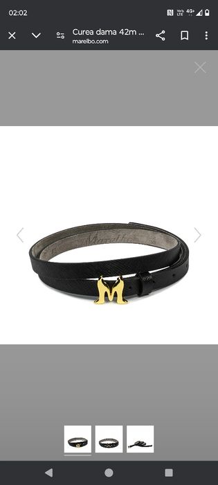 Brățară Pandora Italy și curea din piele