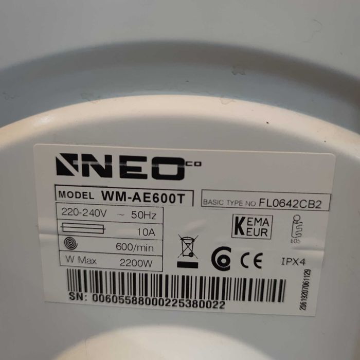 Пералня Neo WM-AE 600T