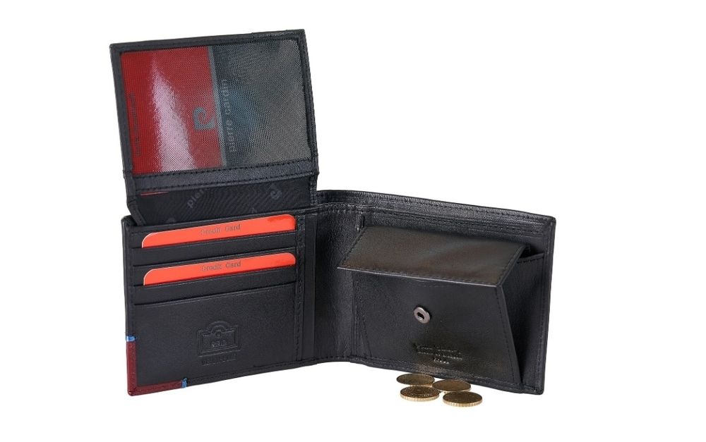 Portofel din piele Pierre Cardin cu suport de card
