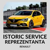 Verificare ISTORIC SERVICE RENAULT Reprezentanta - Serie Sasiu Renault