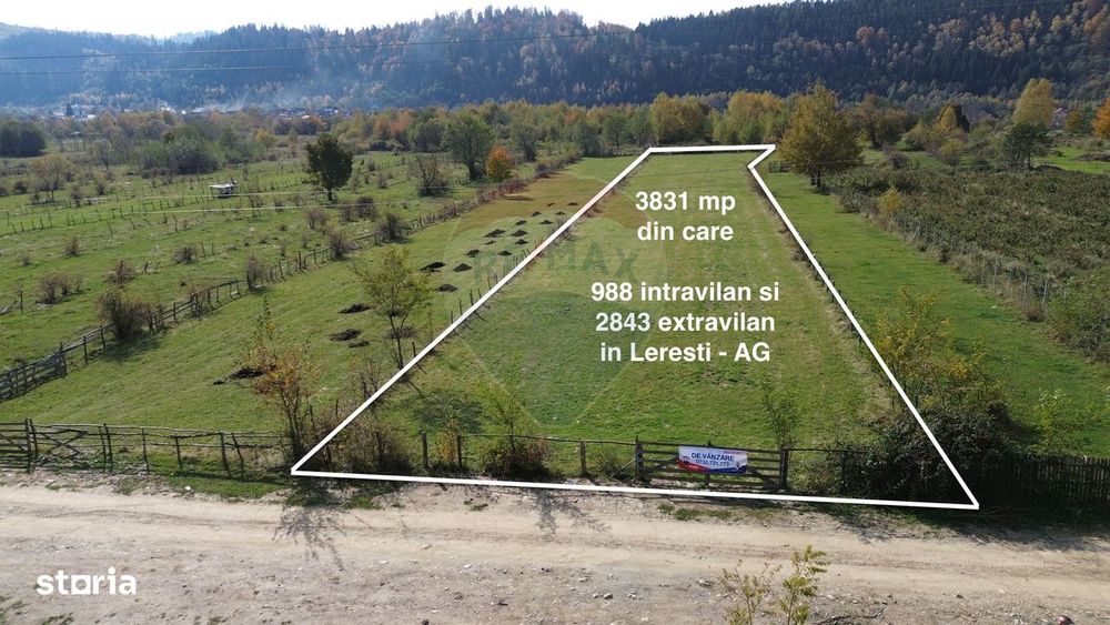 Teren de vânzare in Leresti - ideal pentru casa sau pensiune la munte