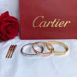 Brățară Cartier LOVE 16 Aur Alb 750 cu diamante