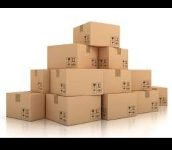 Картонные коробки б/у размер 65*32*34см.для переезда с офиса