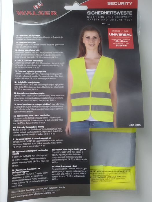 Vesta reflectorizanta (bicicleta/moto) NOU