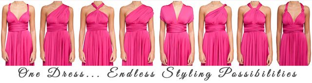 Rochie versatilă roz pudrat