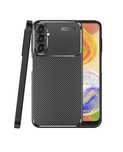 Samsung S20 S21 S23 S24 FE - Husa Silicon Type Carbon Neagra