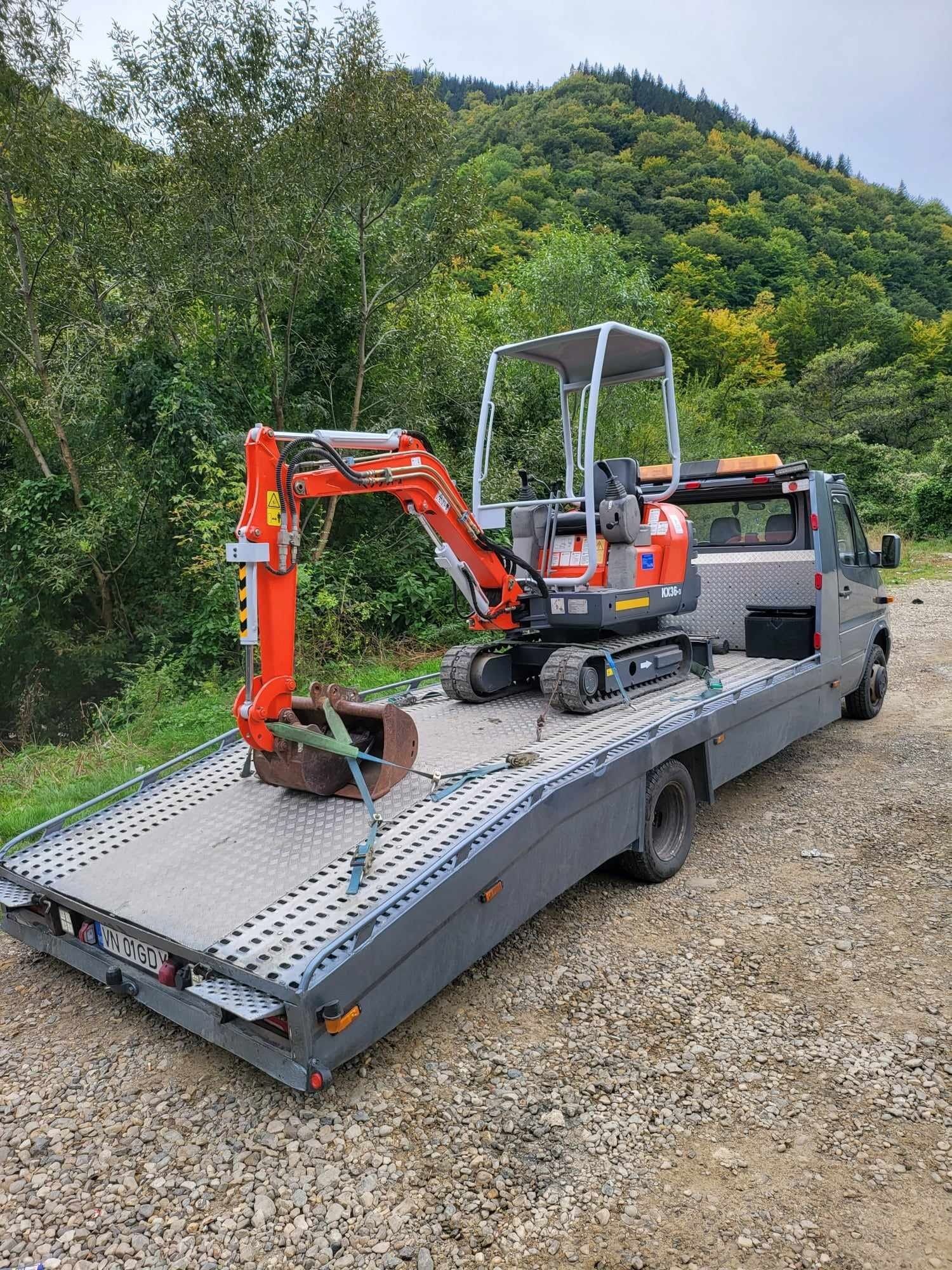 Tractari auto utilaje Focșani Vrancea