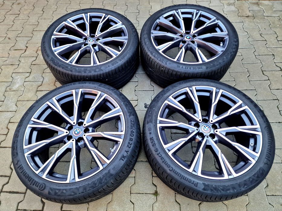 Jante BMW pe 22 INDIVIDUAL X7 G07 XM X6 G06 X5 G05 anvelope roti jenti