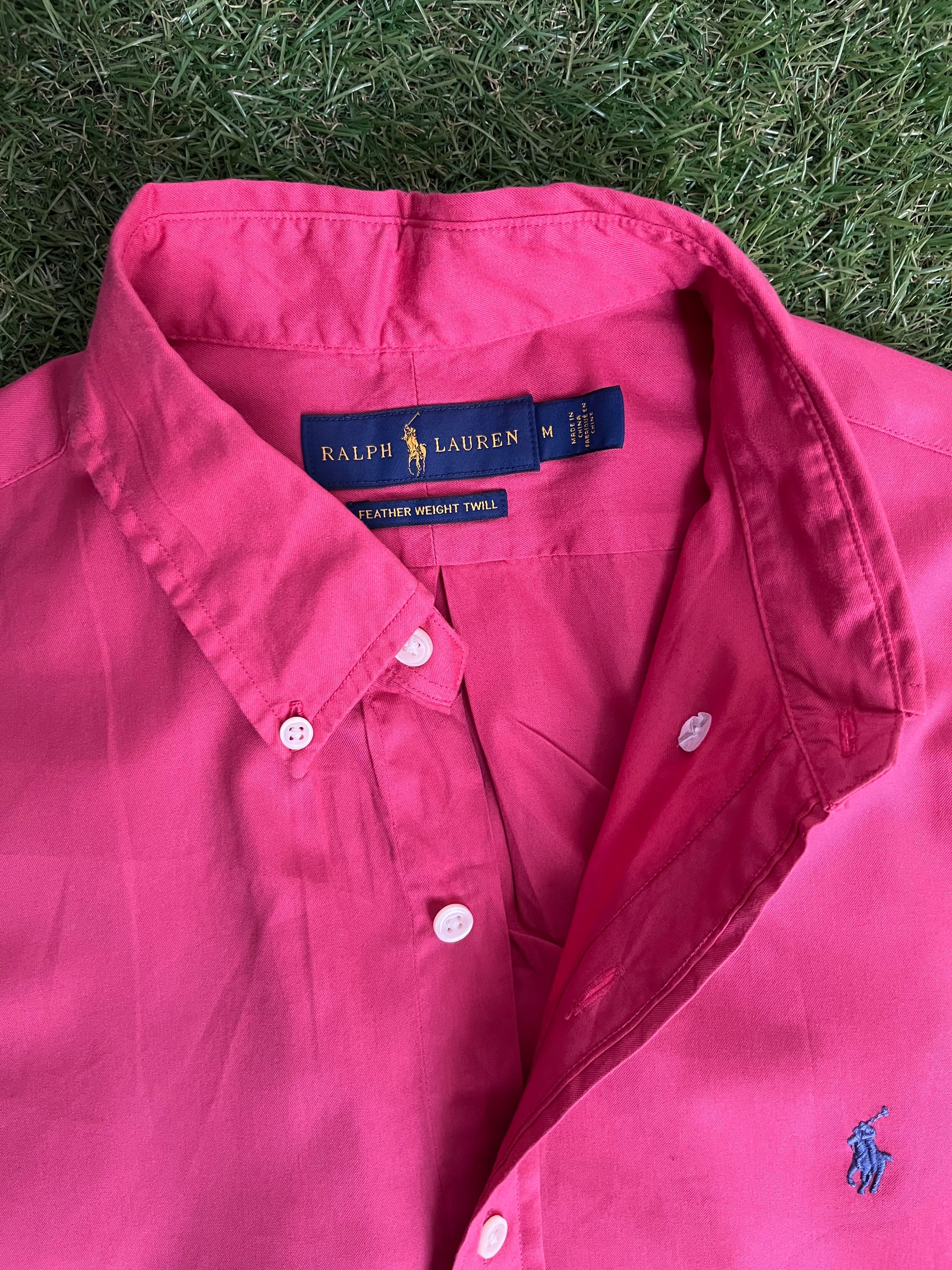 Мъжка риза с дълъг риза : Ralph Lauren Feather Weight Twill M