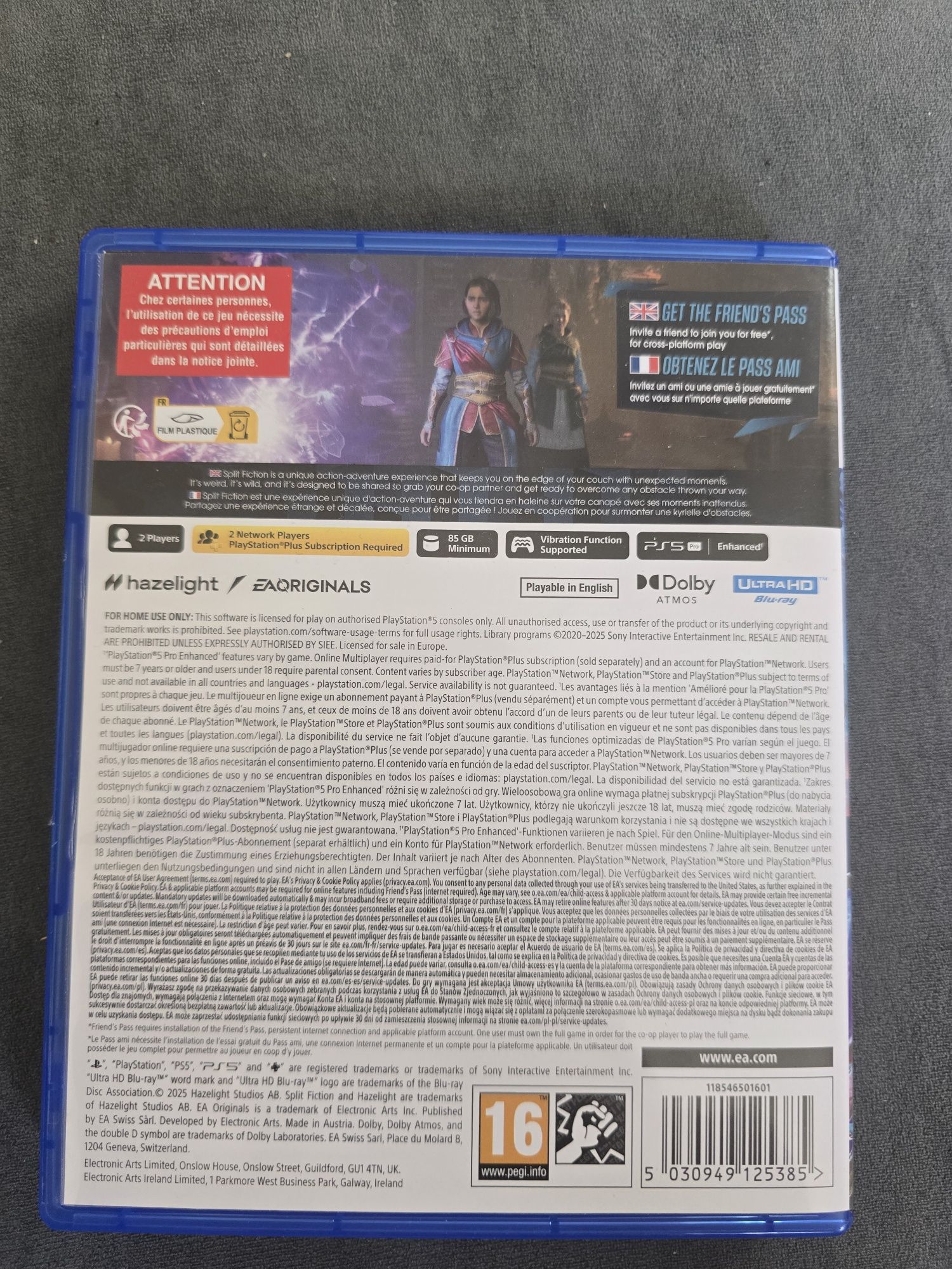 Split fiction игры playstation 5
