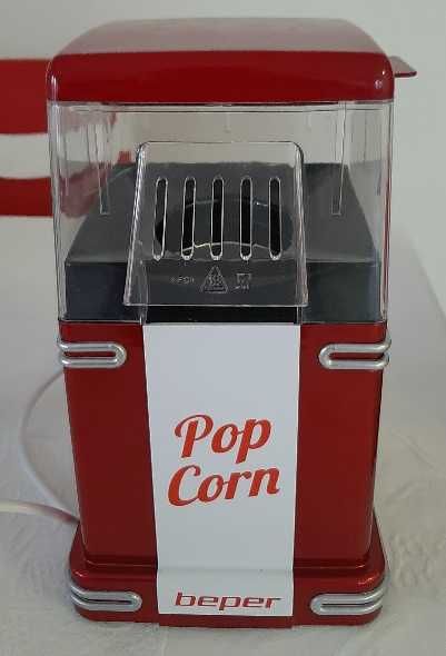 Aparat pentru preparat popcorn fara ulei, 1200W, Beper, 90.590Y