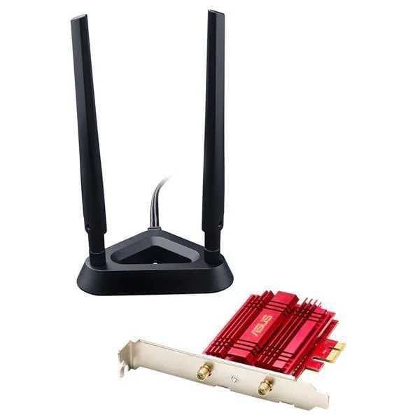 Placa de retea Wireless ASUS PCE-AC56 AC1300, Dual Band 400 + 867 Mbps