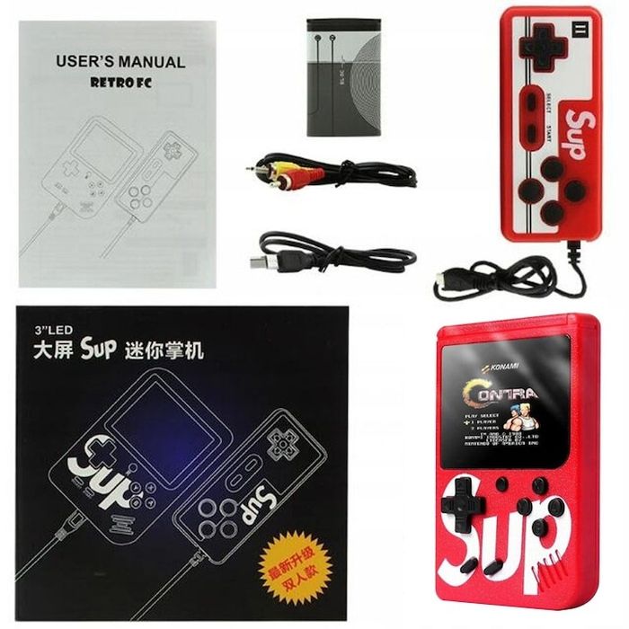 Преносима видео игра  с джойстик Sup Game Box 500 в 1  -20 % НАМАЛЕНИЕ