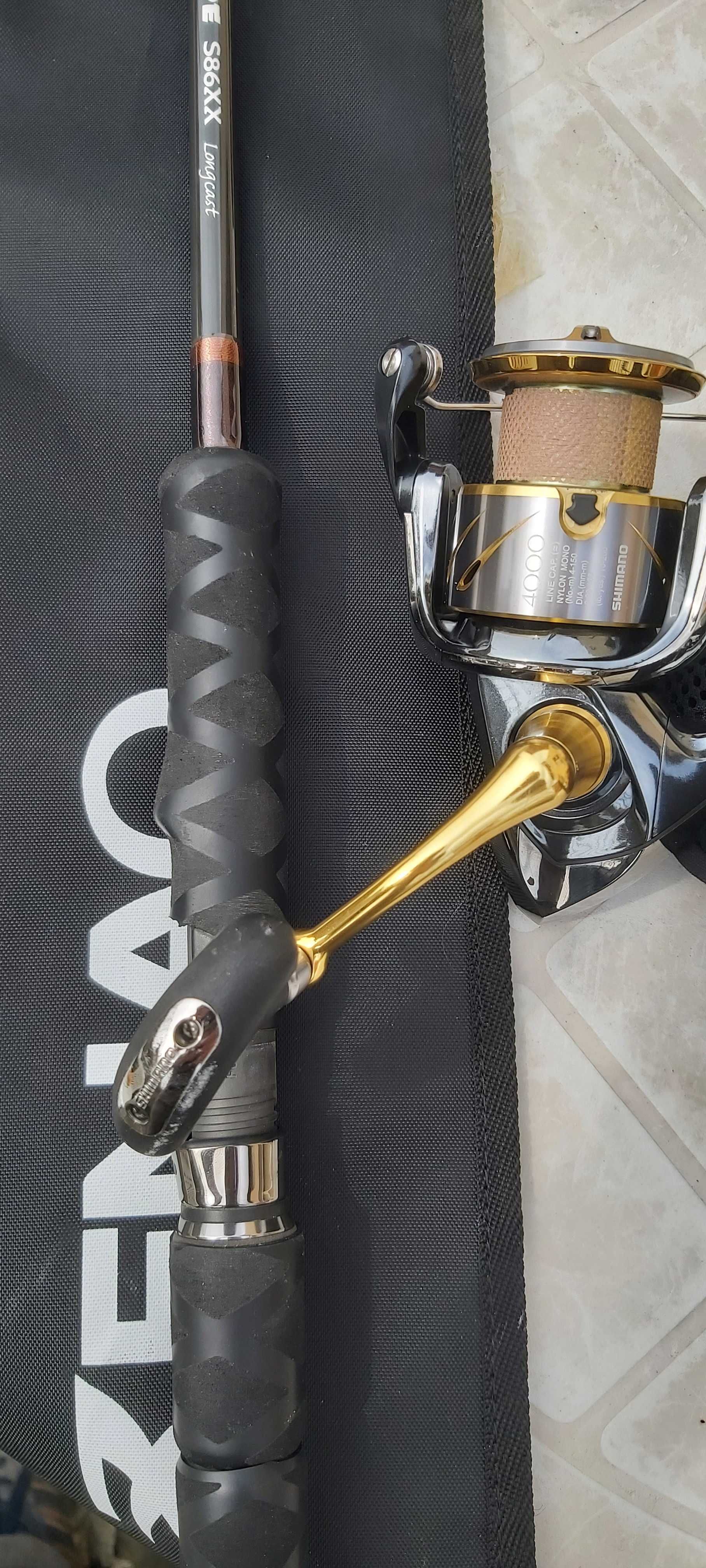Zenaq snipe 86xx rg и Shimano Stella 4000HG перфектния морски сет.