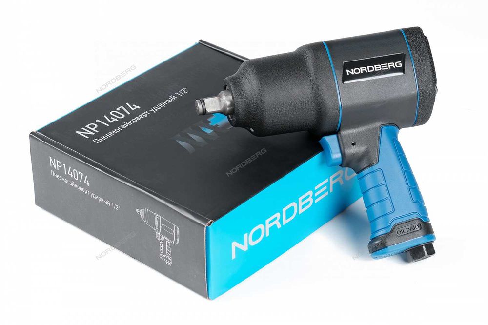 Пневмогайковерт ударный 1/2", 745Нм