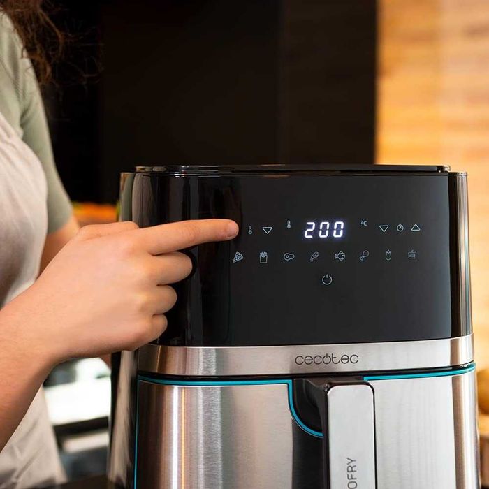 Фритюрник с горещ въздух Cecotec 5.5 L Cecofry, 1700W, + Аксесоари