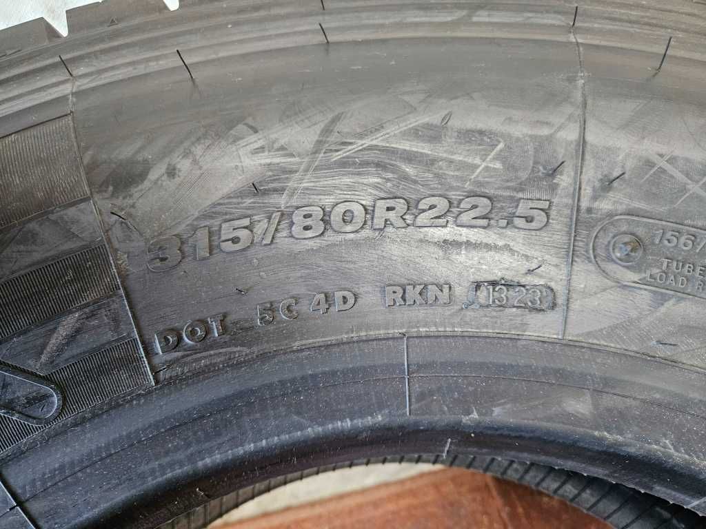 1 Нова тежкотоварна гума 315/80R22.5 Bridgestone Duravis R-Drive 002