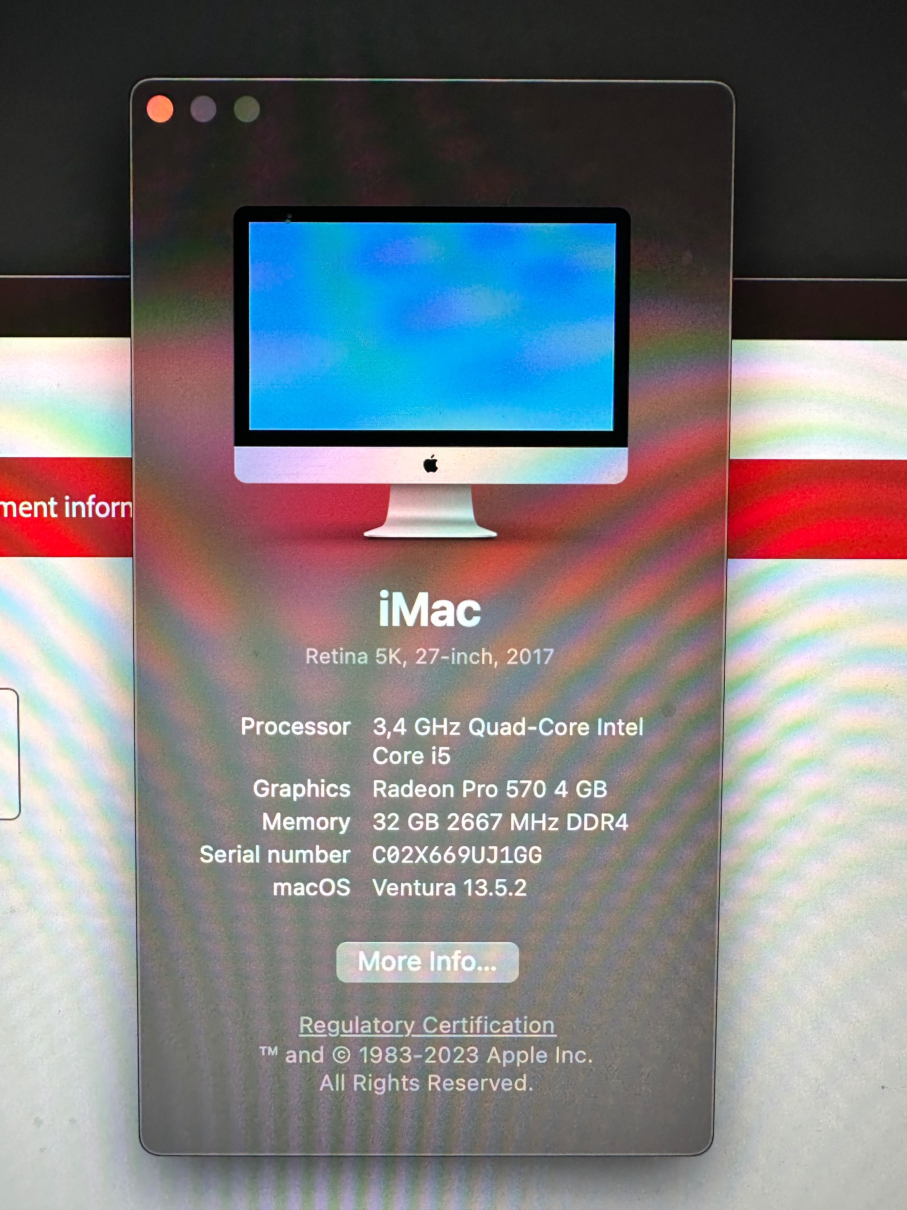 Imac 27  (Retina 5K) в расширенной комплектации