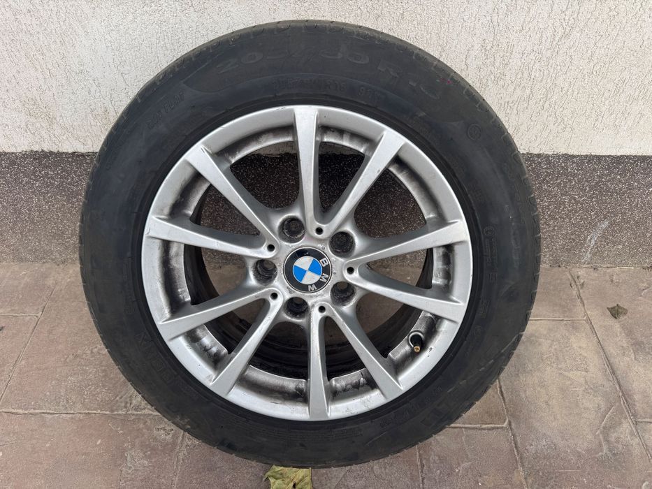 Vând 4anvelope vară Pirelli runflat și jante originale BMW