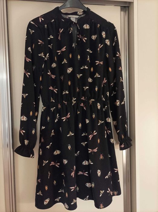 Rochie H&M, neagra,  mar 38