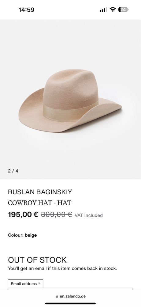 Ruslan Baginskiy шапка-ОРИГИНАЛНА