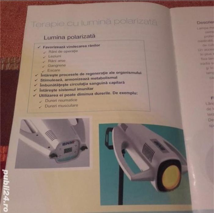 Vând dispozitiv pentru magnetoterapie pulsatila