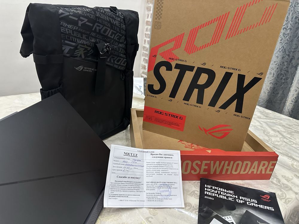 YANGI Asus ROG Strix G18 2024 U Intel Core i9-14900HX + Kuchaytrilgan