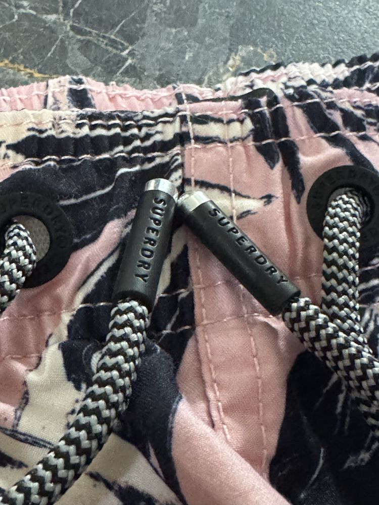 SuperDry,pantaloni de baie pt.bărbați,măr.M