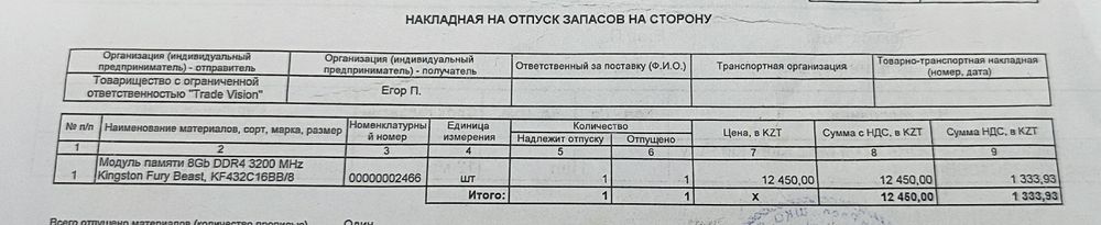 Оперативная память