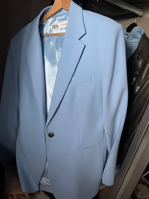 Sacou albastru zara