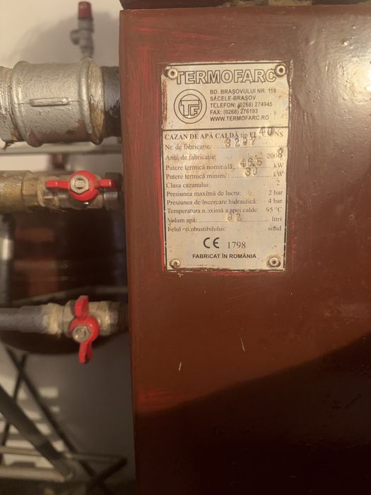 Cazan pe lemne / Centrala Termofarc