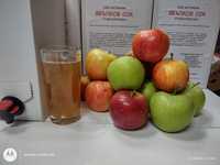 100% студено пресован сок от ябълки от нашата градина