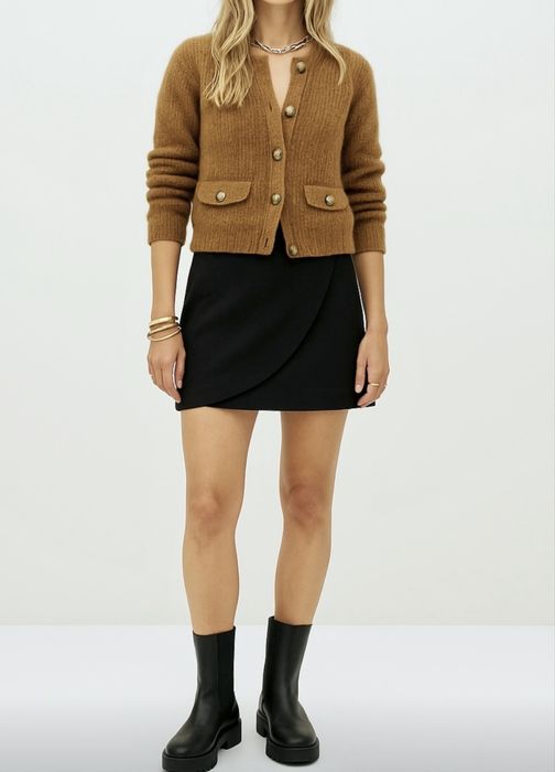 BA&SH мини пола с ефектно прехлупване