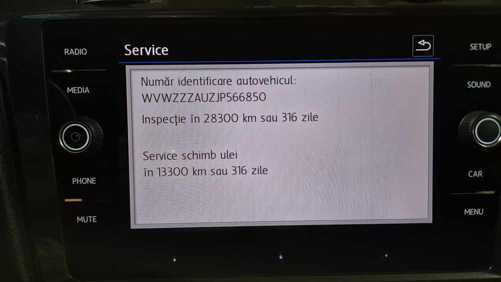 VW GOLF 7 2018  1.6 TDI  BREAK