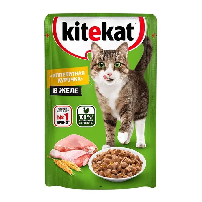 Корм для кошек и котят Вискас Китикет 85гр жидкий только Оптом