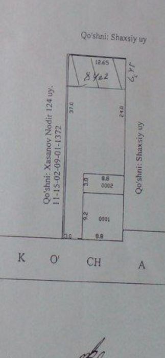 Layla mahallada 5 sotix xovli joy sotiladi.