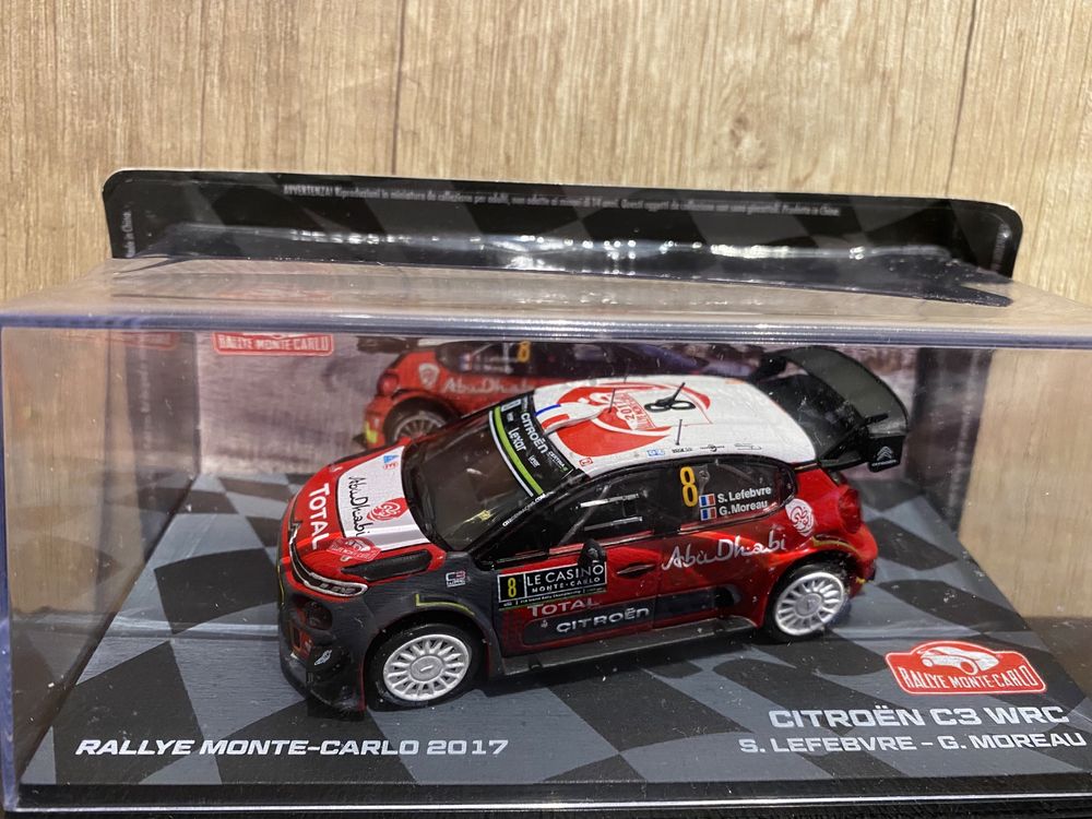 CITROEN C3 WRC machetă auto rally scara 1:43