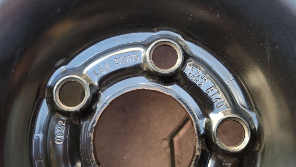 Jante  R15 oțel 5x100 ET 40 originale vw,audi,skoda seat