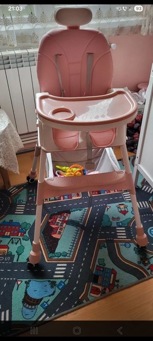 Scaun masa bebe cu pozitie de somn