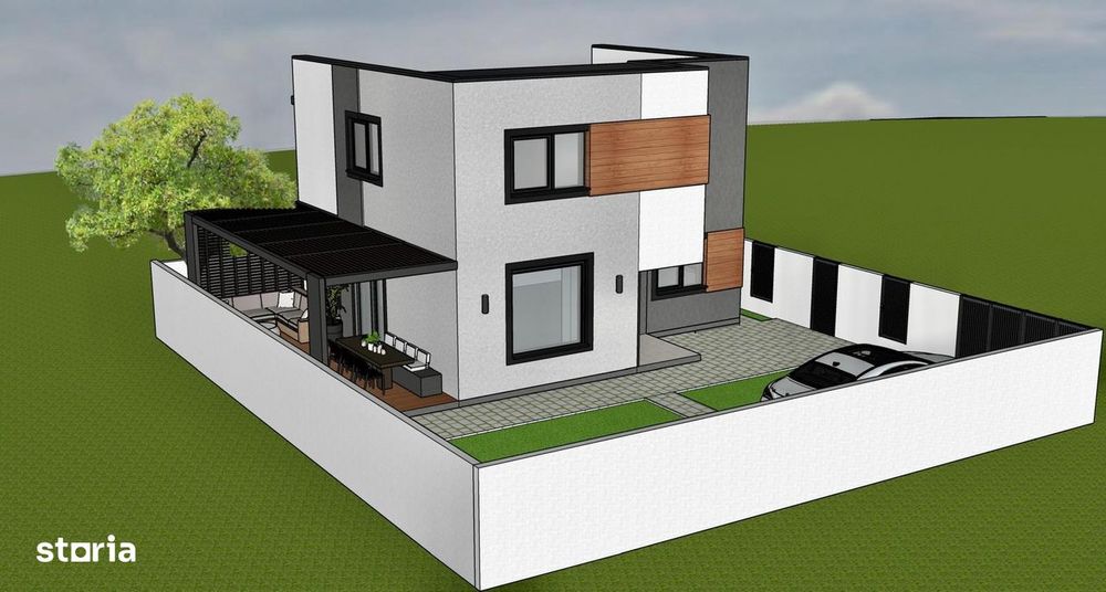 Constructie noua proiect modern finisata complet Sat Costi- Galati